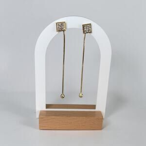 Long Gold Women Fancy Earrings